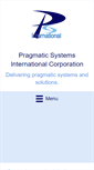 Mobile Screenshot of pragmatic-systems.com